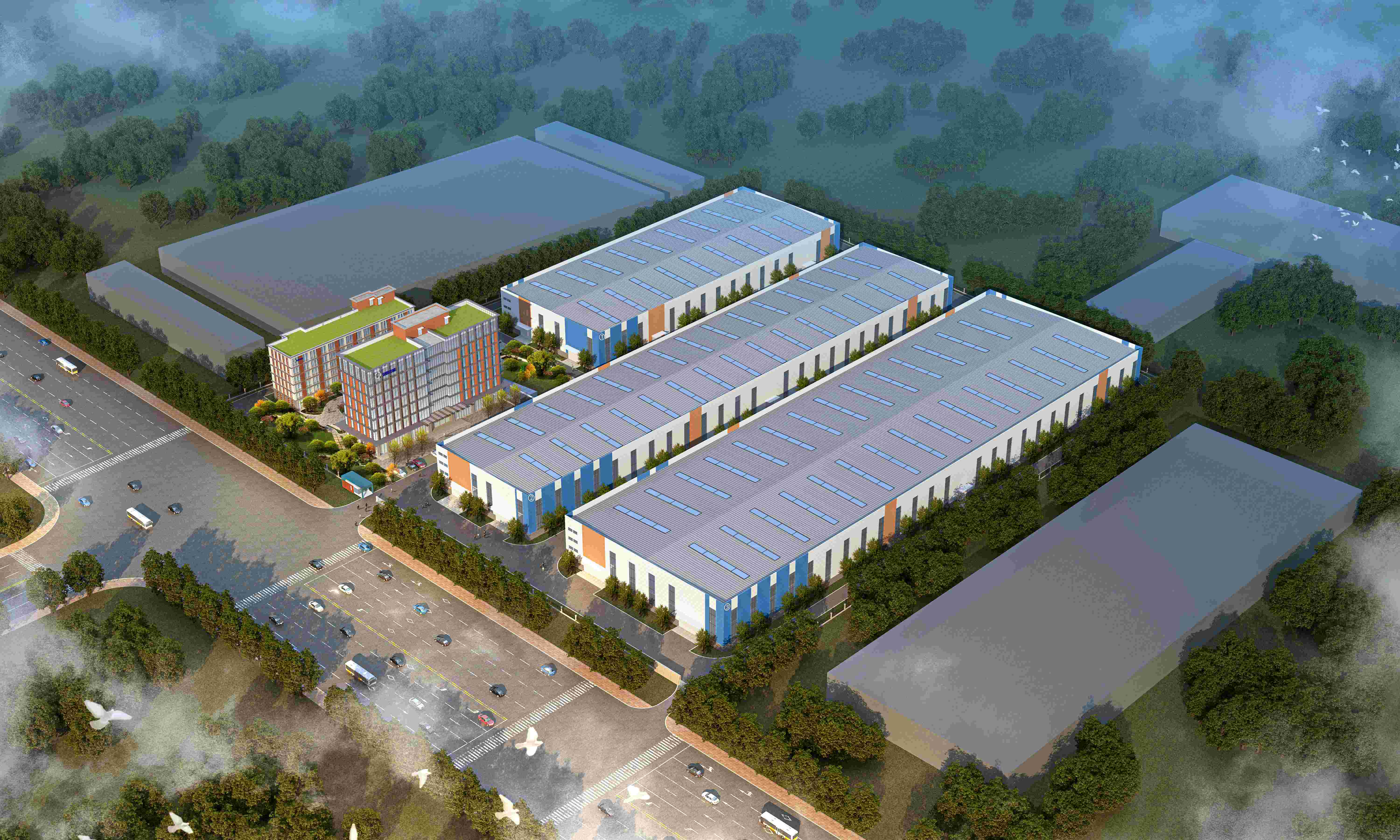 亞聯(lián)機(jī)械人造板生產(chǎn)線(xiàn)設(shè)備綜合制造基地項(xiàng)目